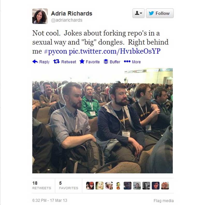 adria richard's tweet